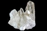 Clear Quartz Crystal Cluster - Brazil #80922-1
